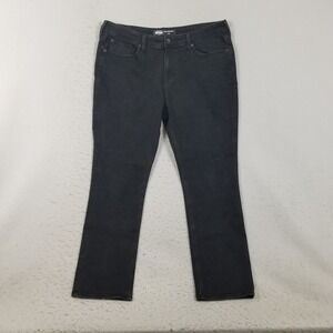 Seven7 Jeans Mens 38x32 Black Slim Straight Fit Premium Denim Co. Pants